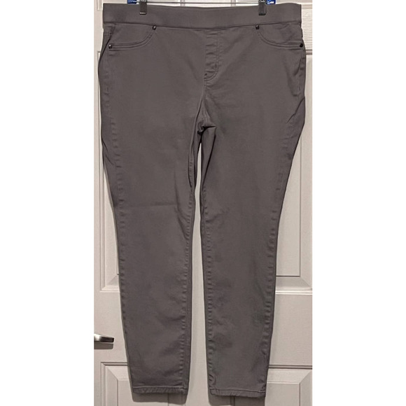 new directions Pants - New‎ Directions Curvy Women's Gray Pull-on Skinny Pants Size 16WR